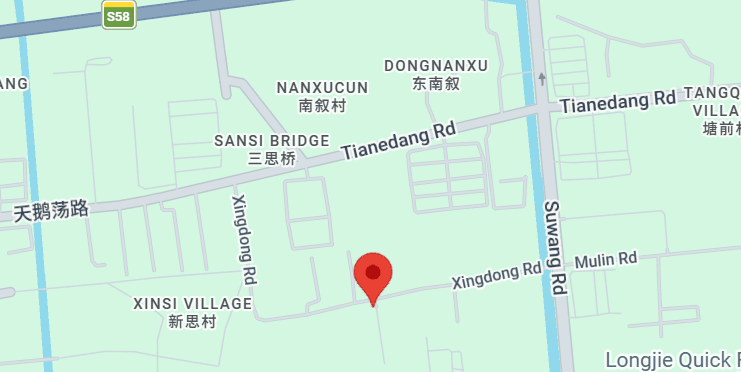 Map showing Tuosheng Pack location in Wuzhong District, Suzhou, China